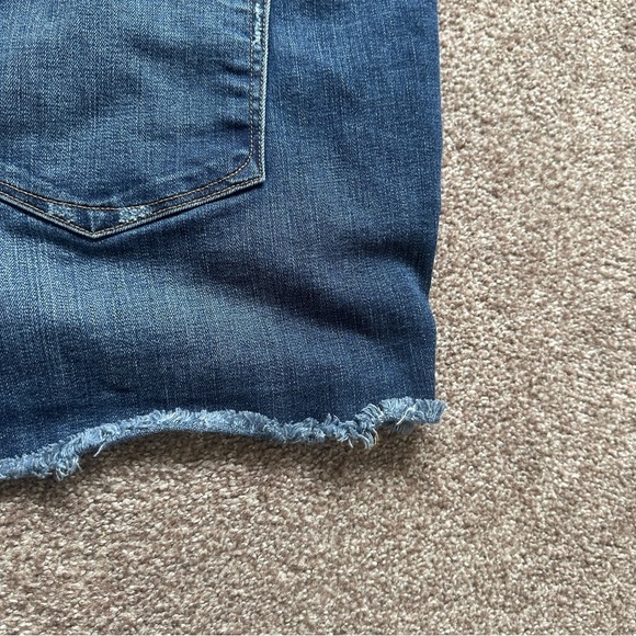Good American Blue Denim Distressed Cutoff Shorts Women’s Plus Size 18 - Picture 13 of 16